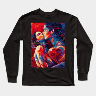 Discover True Romance: Art, Creativity and Connections for Valentine's Day and Lovers' Day Long Sleeve T-Shirt